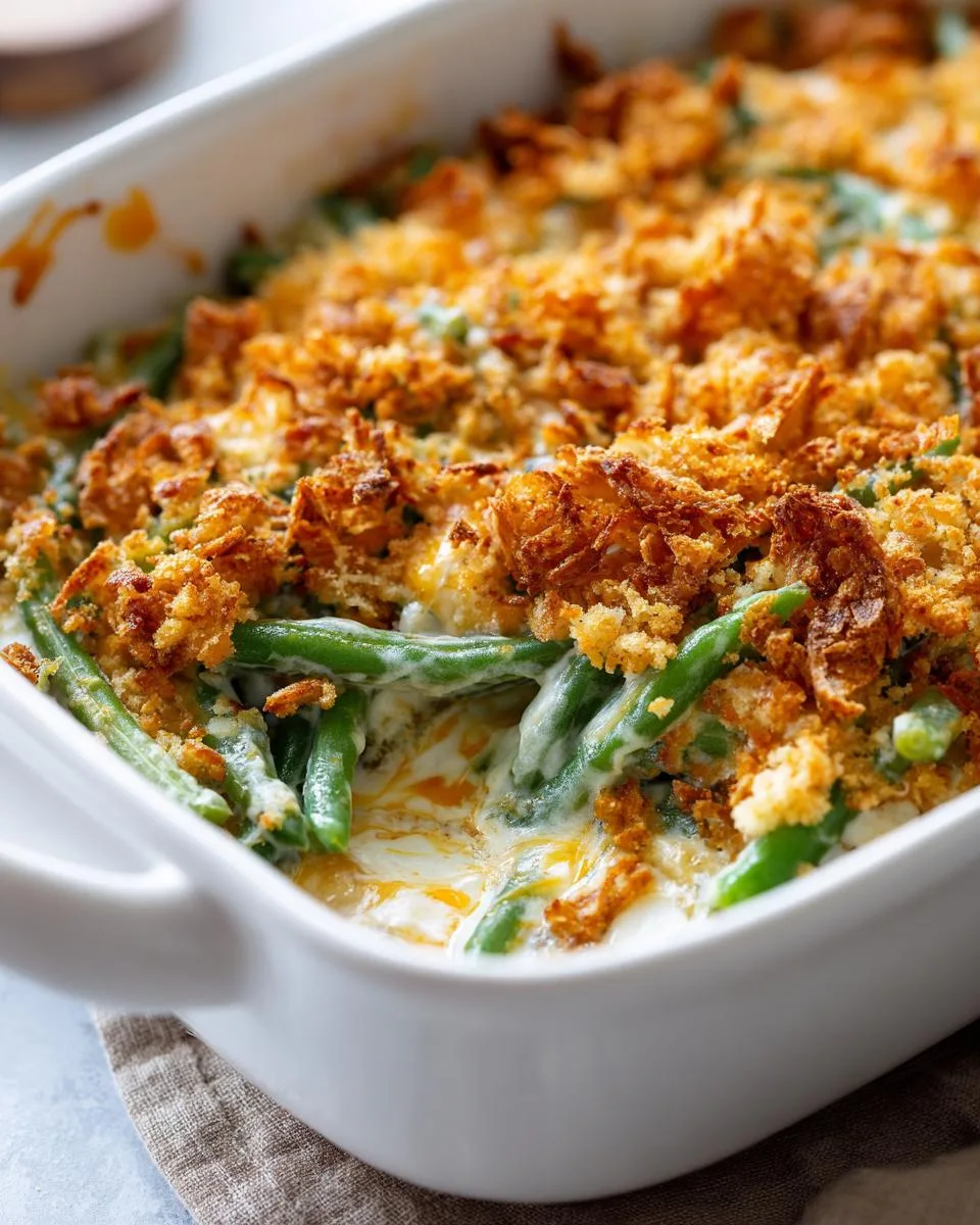Beer Cheese Green Bean Casserole - detail 2