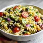 Black Bean Avocado Pasta Salad