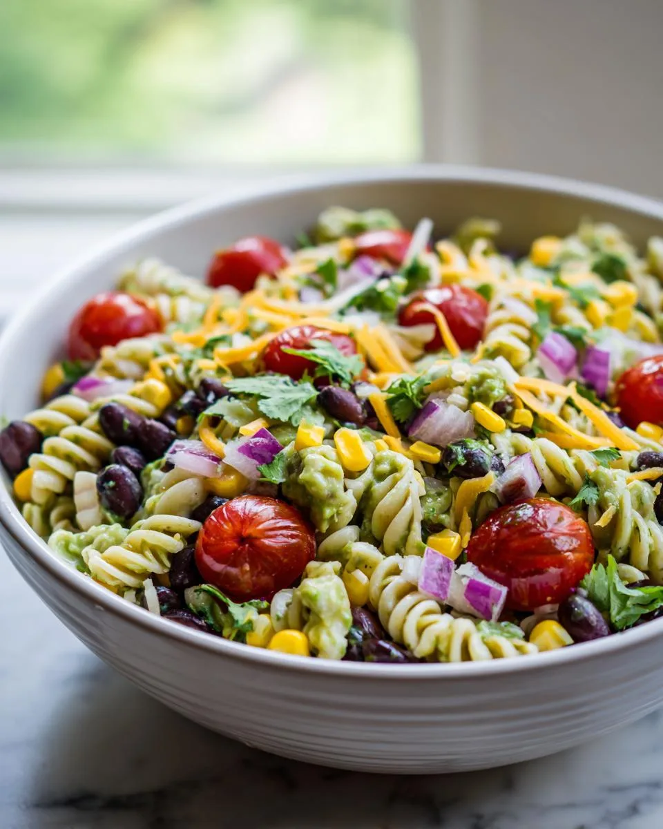 Black Bean Avocado Pasta Salad - detail 2