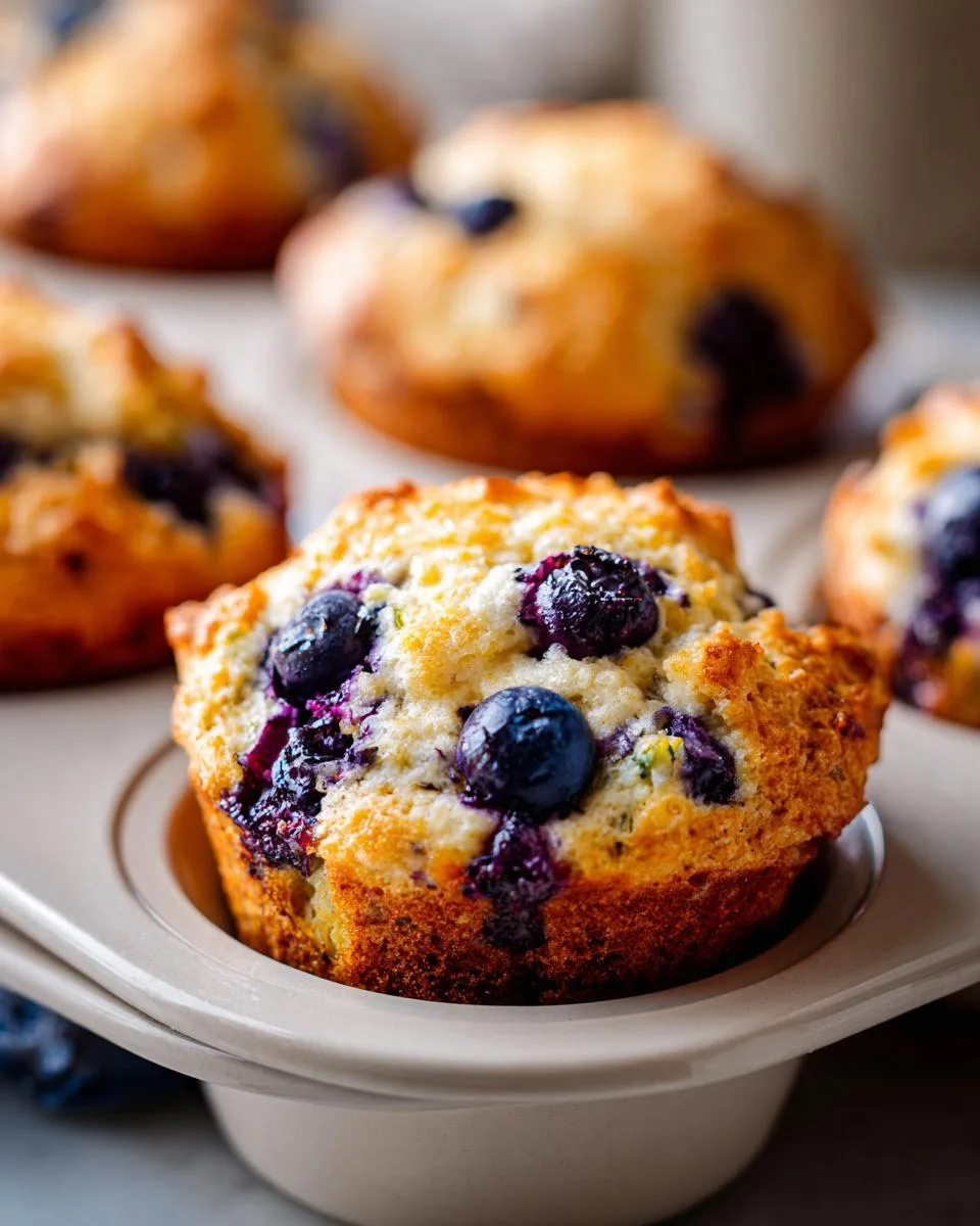 Blueberry Zucchini Muffins - detail 1