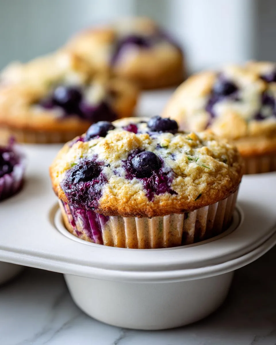Blueberry Zucchini Muffins - detail 2