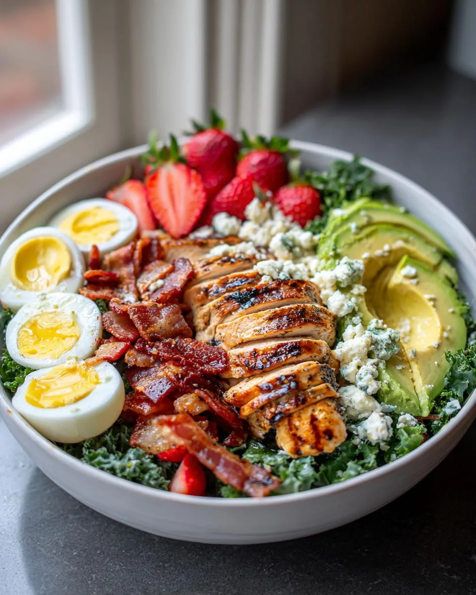 Chicken Cobb Protein Salad Bowl - detail 3