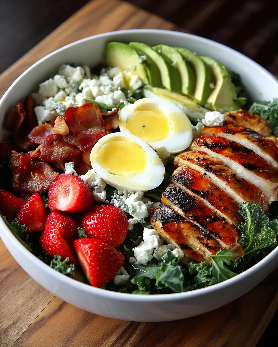Chicken Cobb Protein Salad Bowl - detail 4