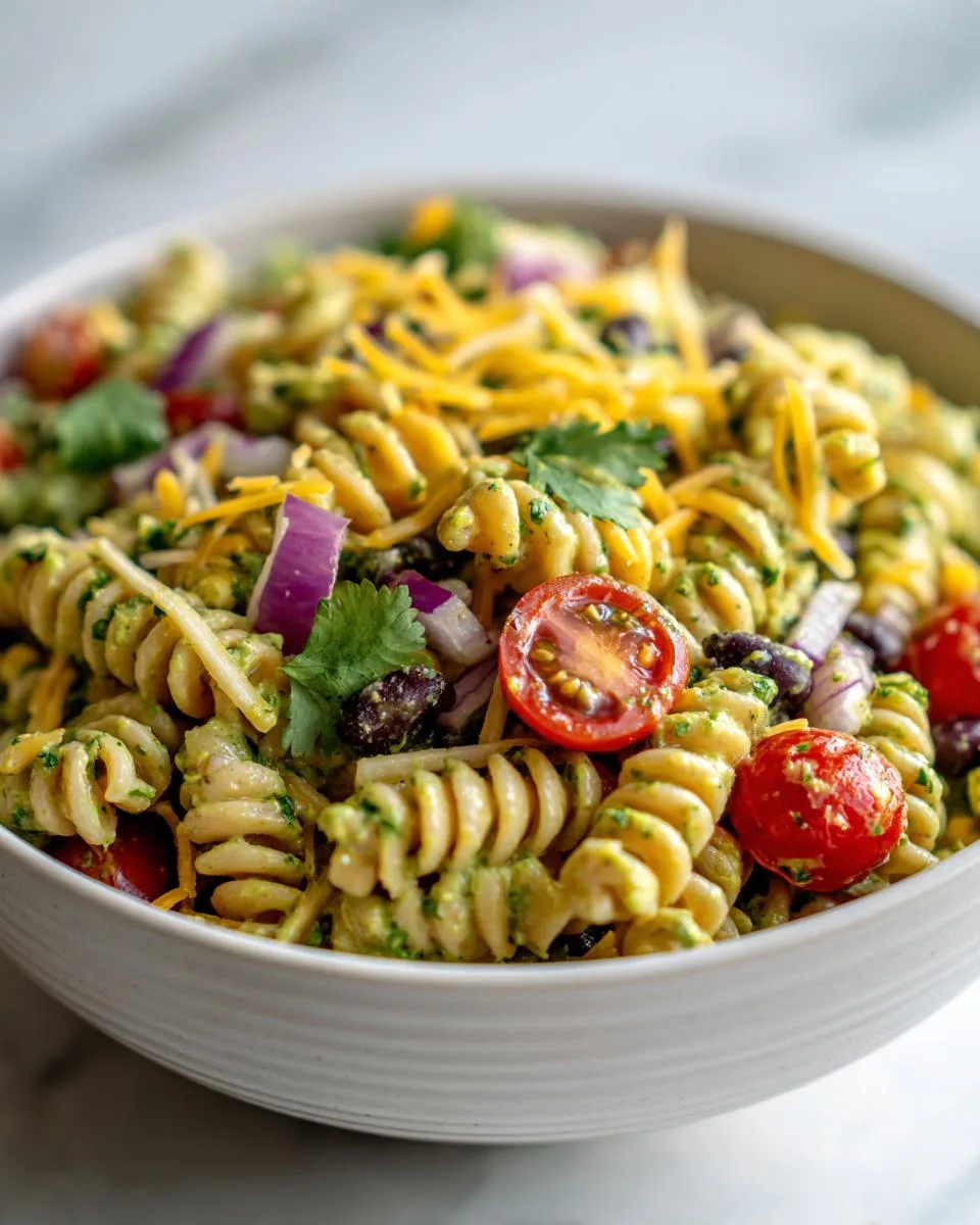 Corn Black Bean Pasta Salad - detail 2