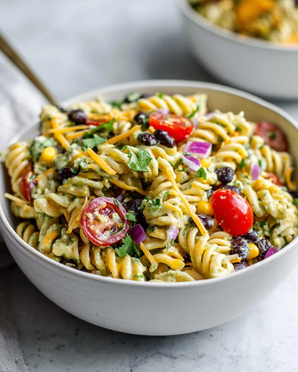 Corn Black Bean Pasta Salad - detail 3