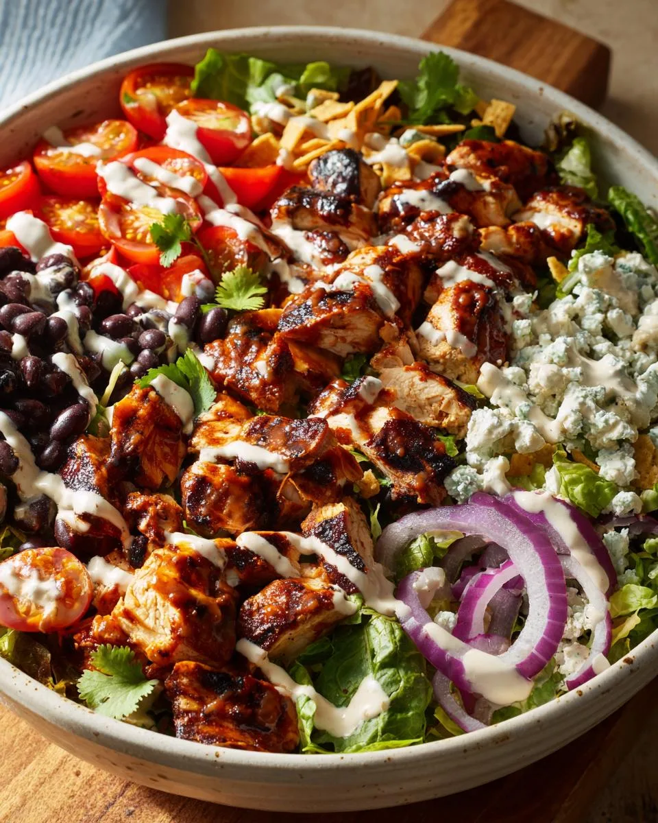 Cottage Cheese BBQ Chicken Salad - detail 4