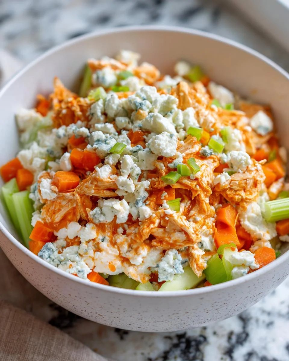Cottage Cheese Buffalo Chicken Salad - detail 3