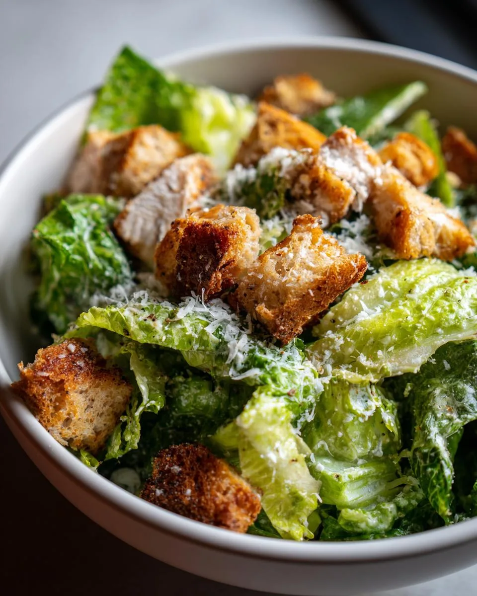 Cottage Cheese Caesar Chicken Salad - detail 2