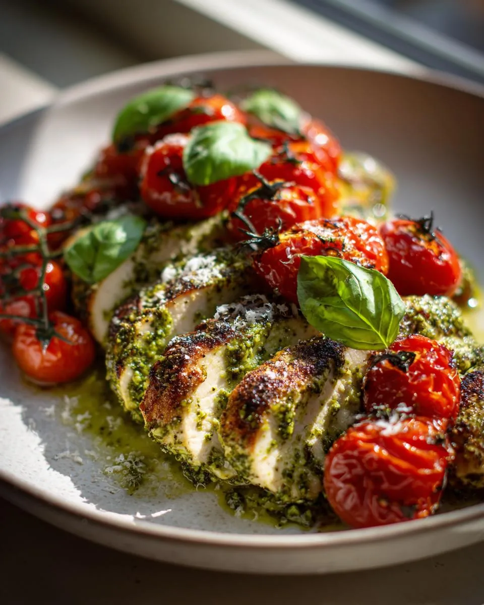 Cottage Cheese Pesto Chicken Salad - detail 1
