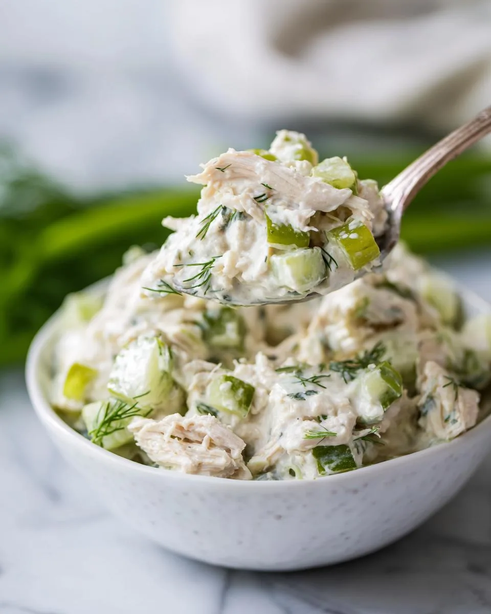 Cottage Cheese Pickle Chicken Salad - detail 4