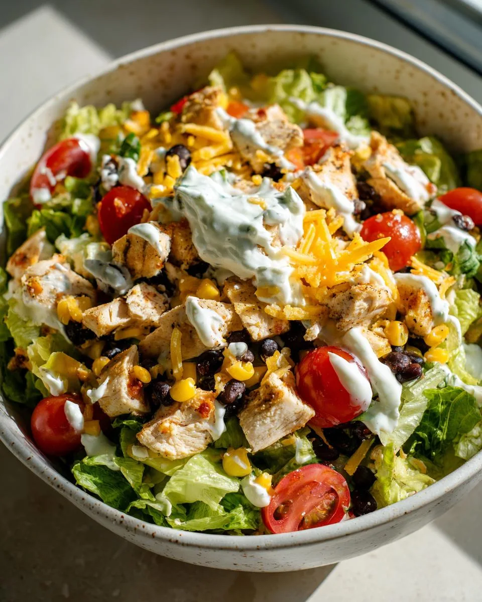 Cottage Cheese Taco Chicken Salad - detail 1
