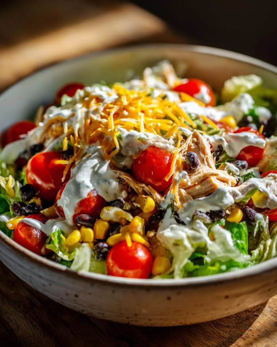 Cottage Cheese Taco Chicken Salad - detail 2