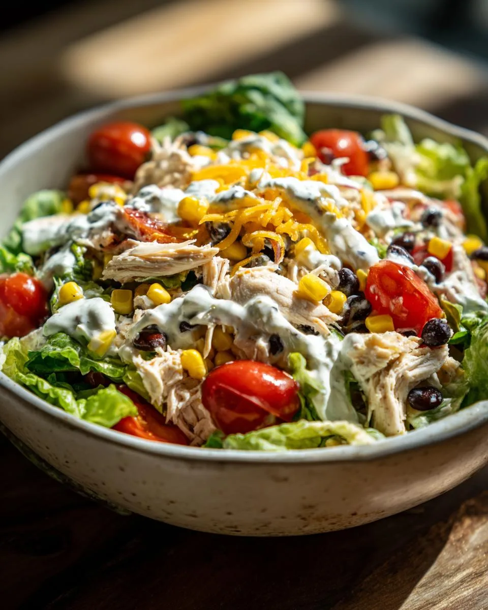 Cottage Cheese Taco Chicken Salad - detail 3