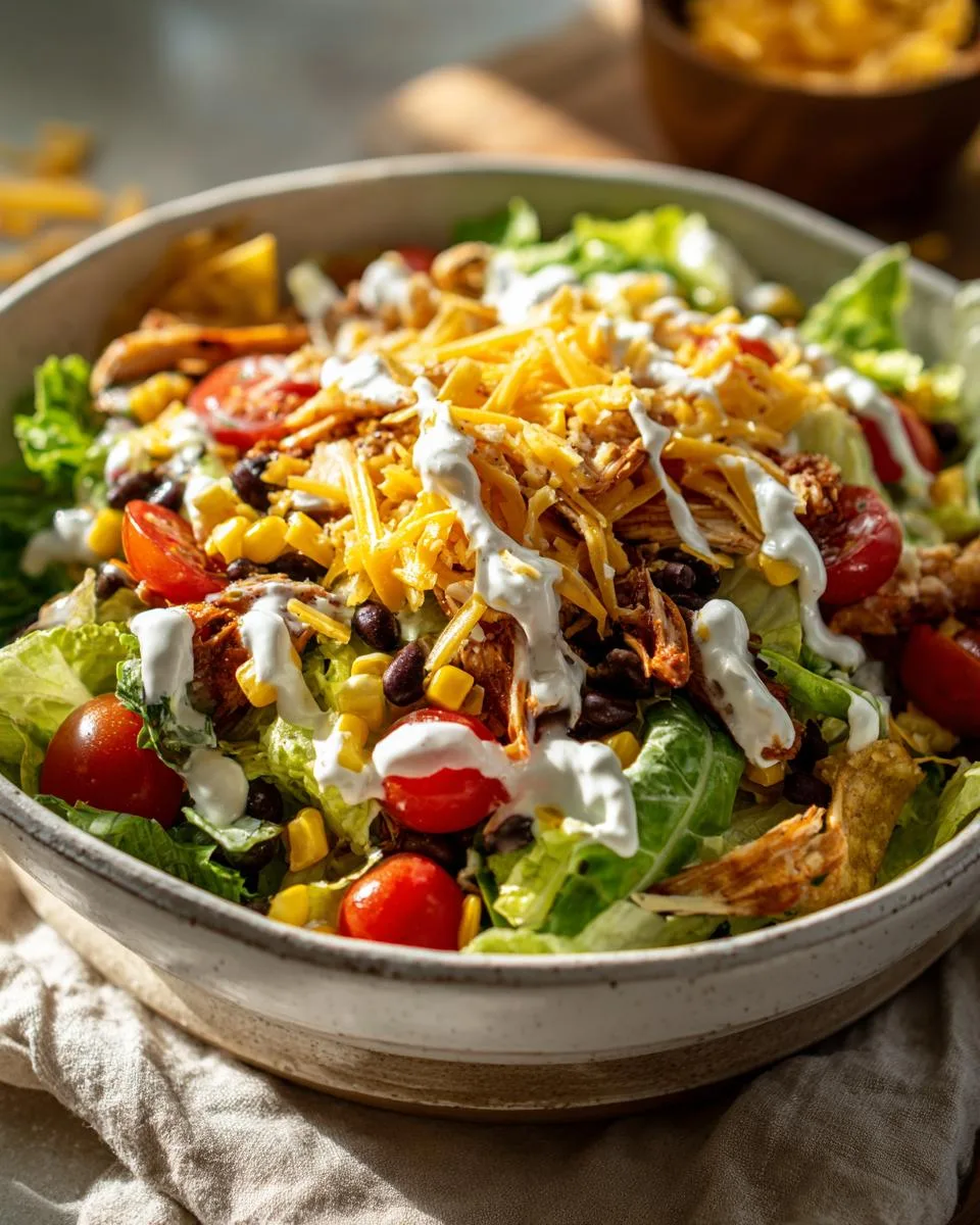 Cottage Cheese Taco Chicken Salad - detail 4
