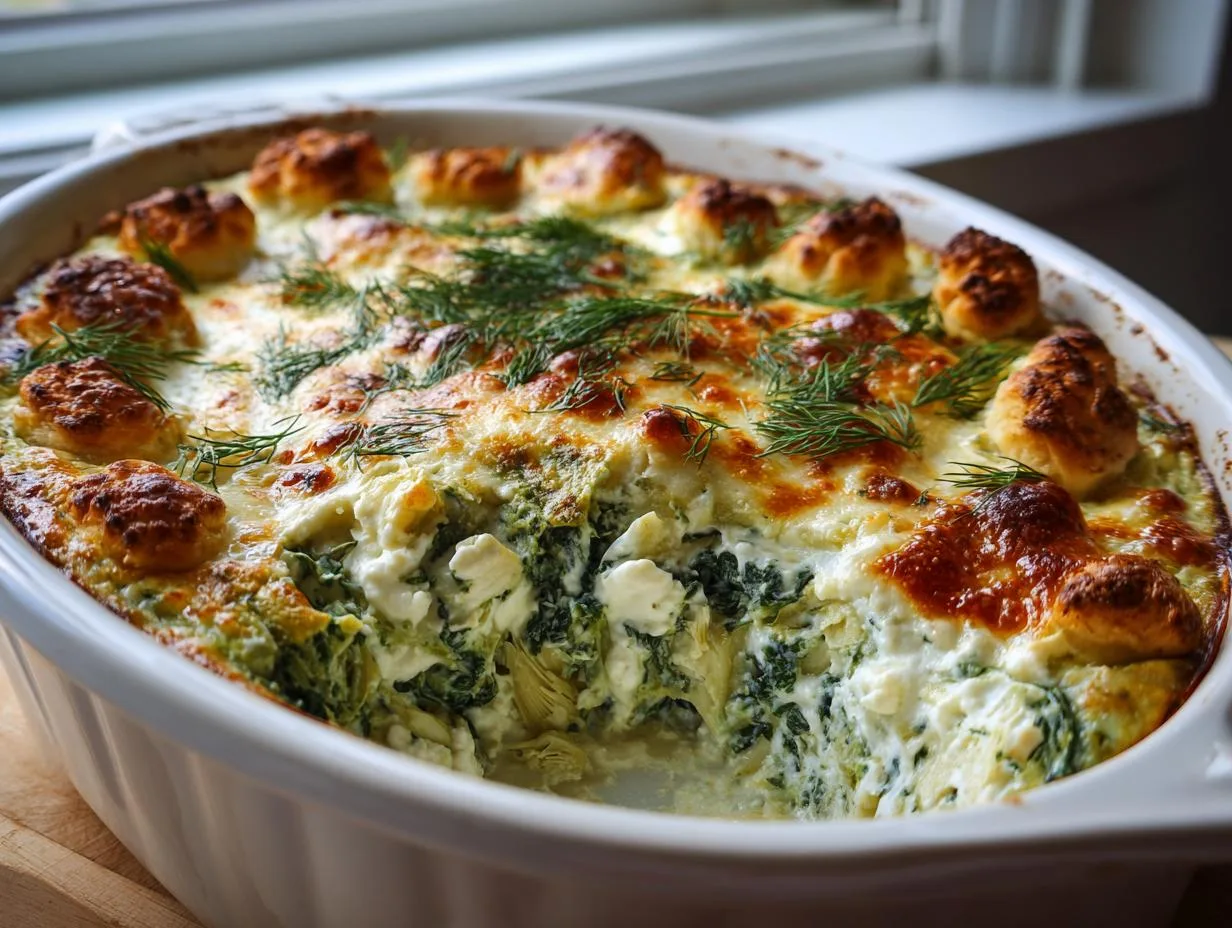 Creamy Parmesan Spinach Bake with 3 Secret Flavor Twists