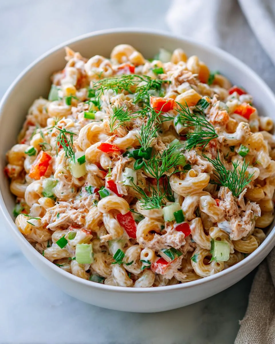 Easy Tuna Macaroni Salad Recipe - detail 1
