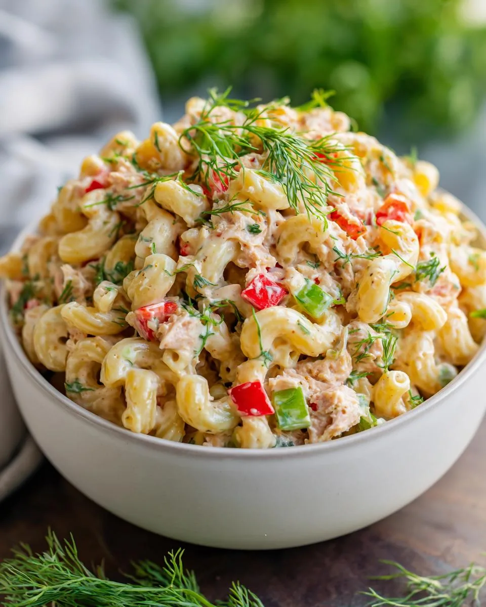 Easy Tuna Macaroni Salad Recipe - detail 2