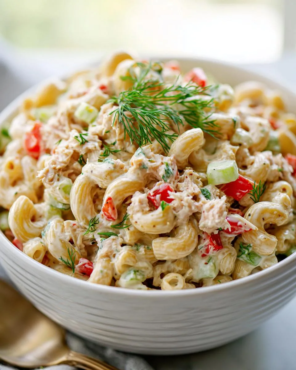 Easy Tuna Macaroni Salad Recipe - detail 3