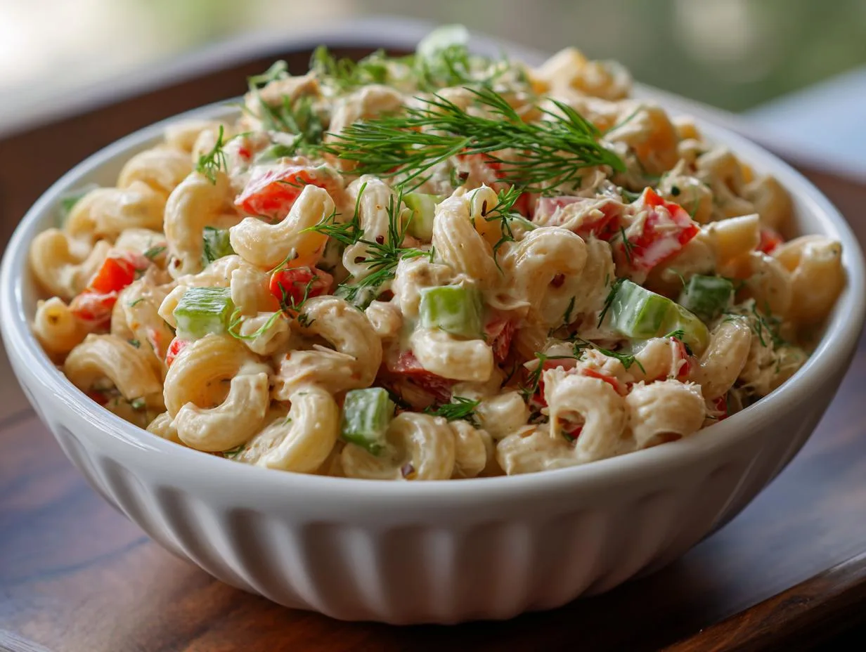 30-Minute Easy Tuna Macaroni Salad Recipe – So Good!