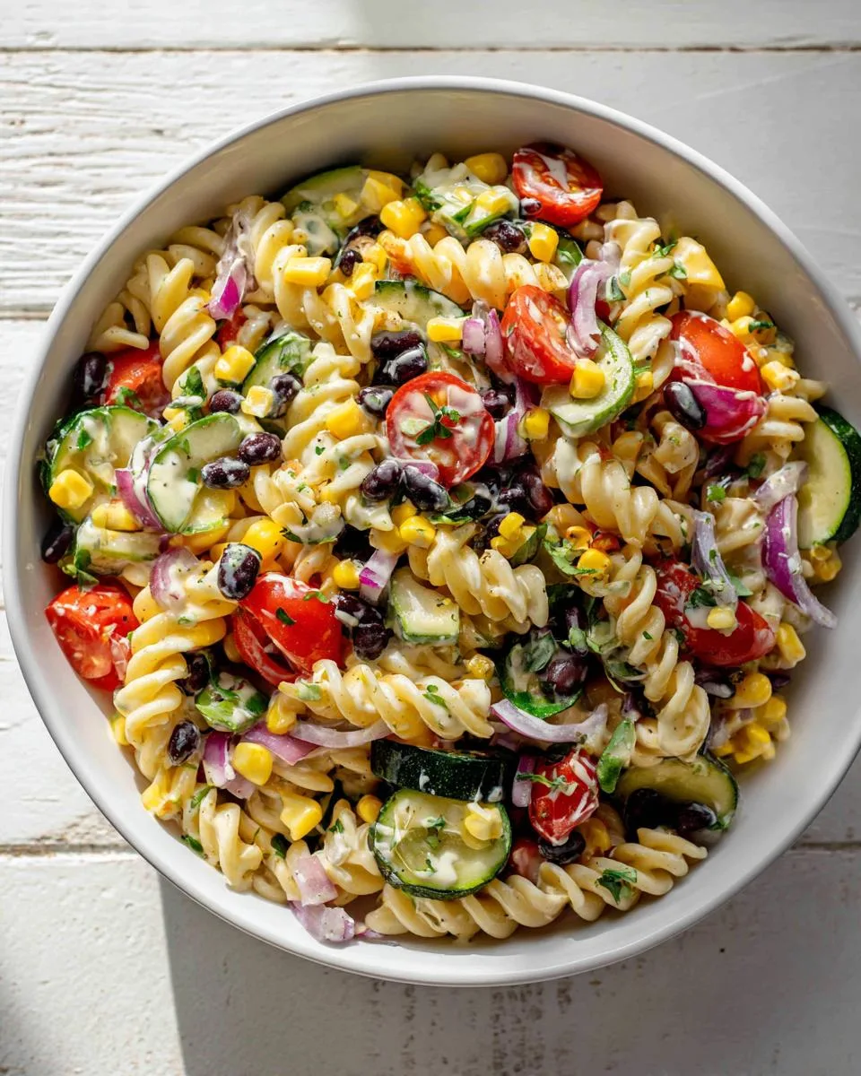 Fresh Summer Pasta Salad Recipe - detail 1