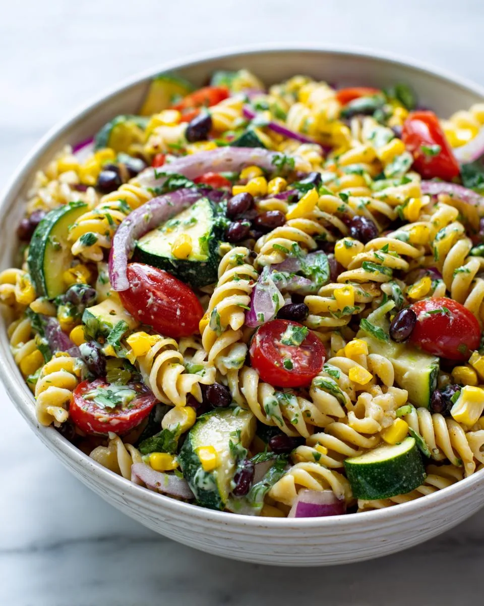 Fresh Summer Pasta Salad Recipe - detail 2