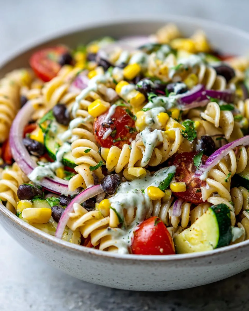 Fresh Summer Pasta Salad Recipe - detail 4