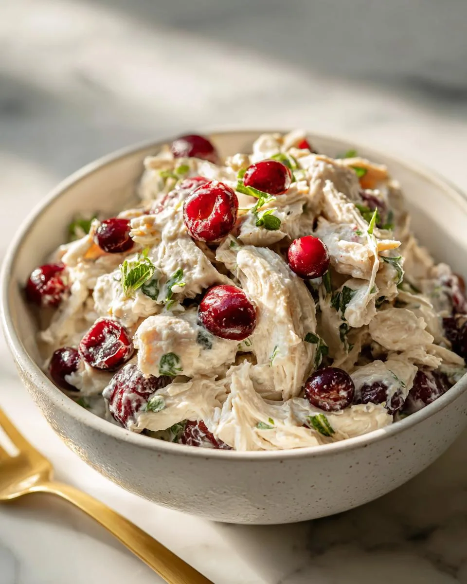 Greek Yogurt Cranberry Chicken Salad - detail 3