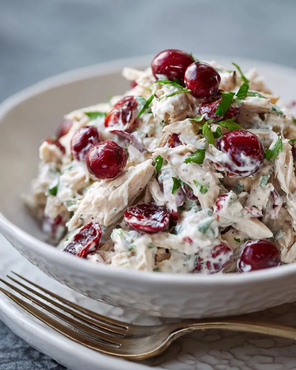 Greek Yogurt Cranberry Chicken Salad - detail 4