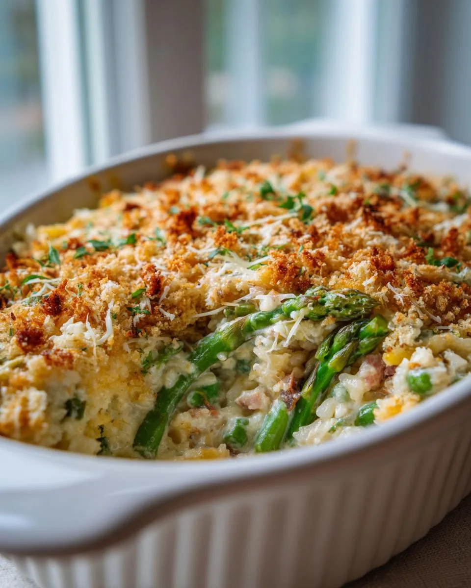 Ham Asparagus Rice Casserole - detail 1