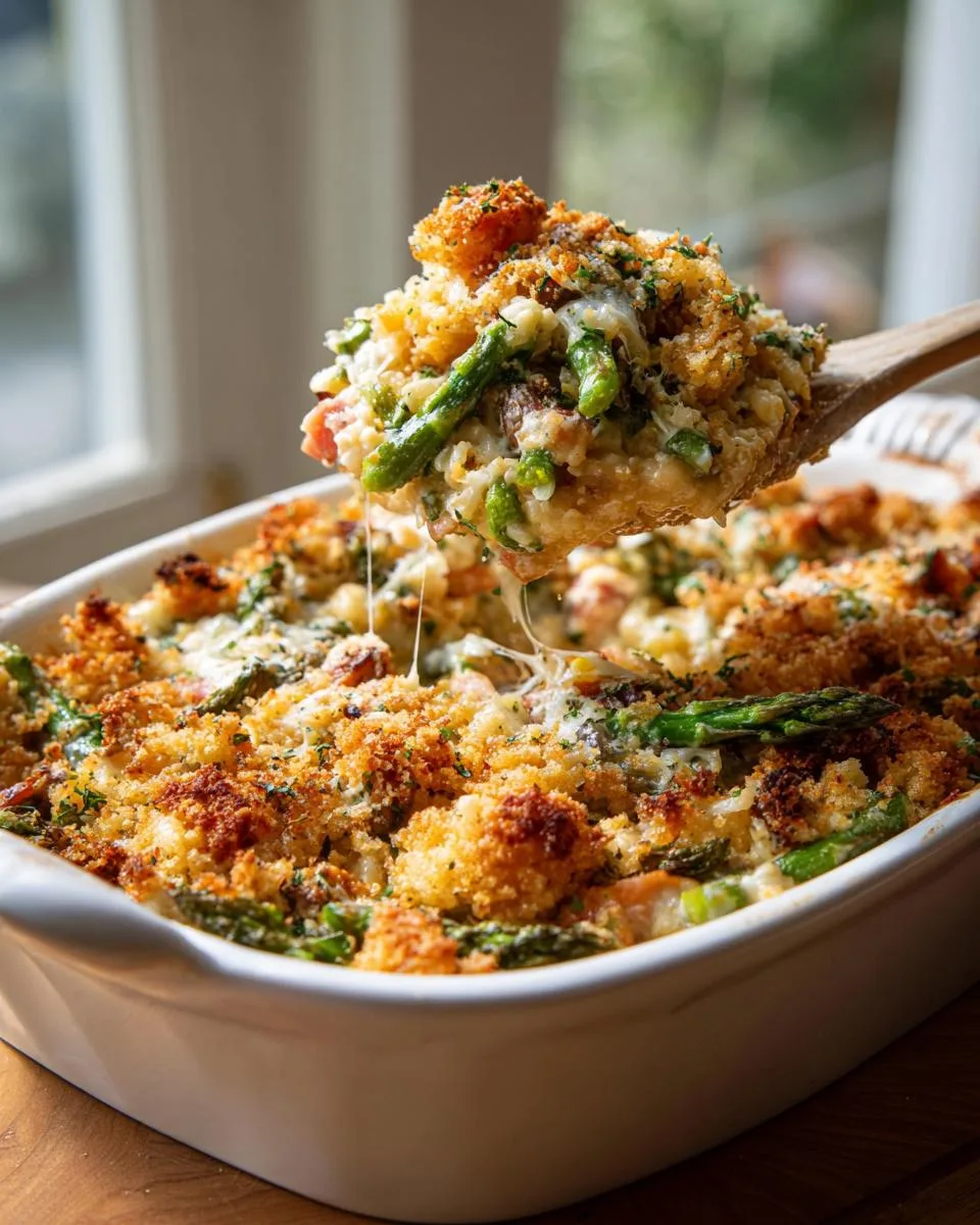 Ham Asparagus Rice Casserole - detail 3