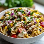 Healthy Taco Pasta Salad Bowl