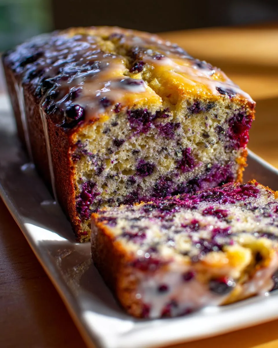Huckleberry Lemon Breakfast Loaf - detail 1