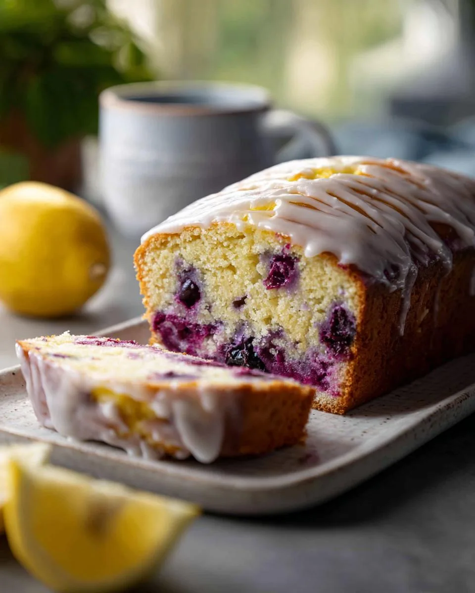 Huckleberry Lemon Breakfast Loaf - detail 2