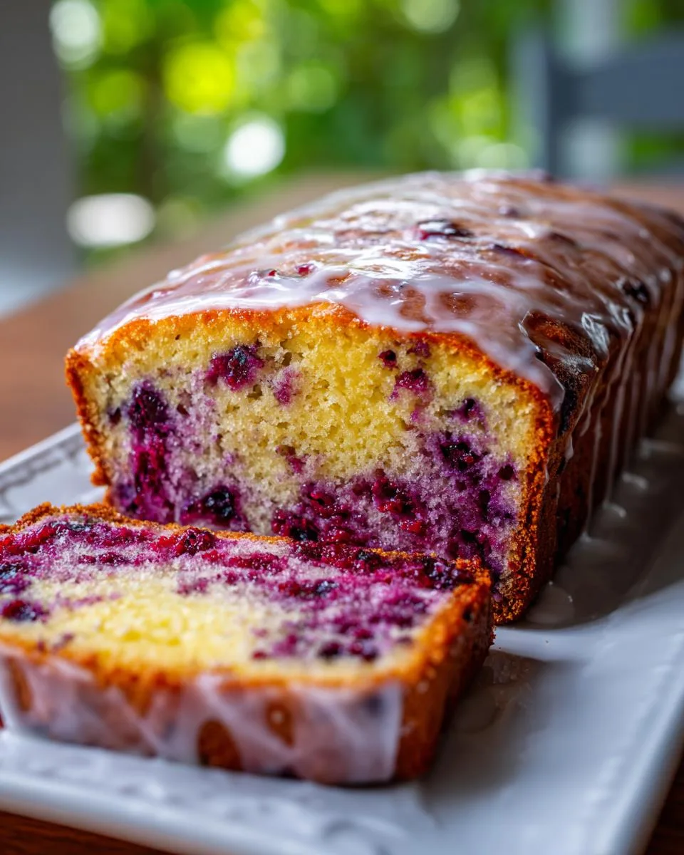 Huckleberry Lemon Breakfast Loaf - detail 3