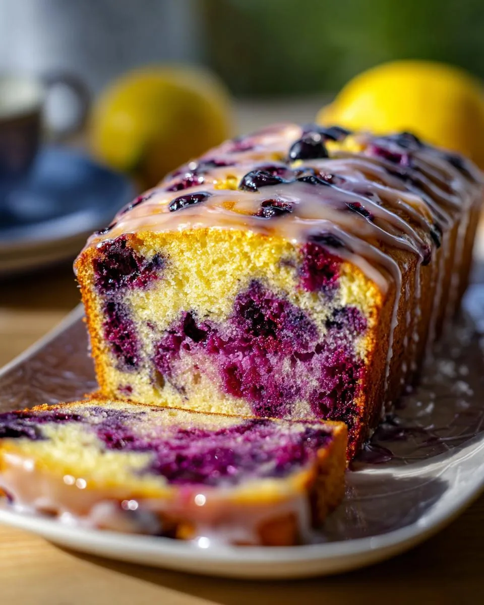 Huckleberry Lemon Breakfast Loaf - detail 4