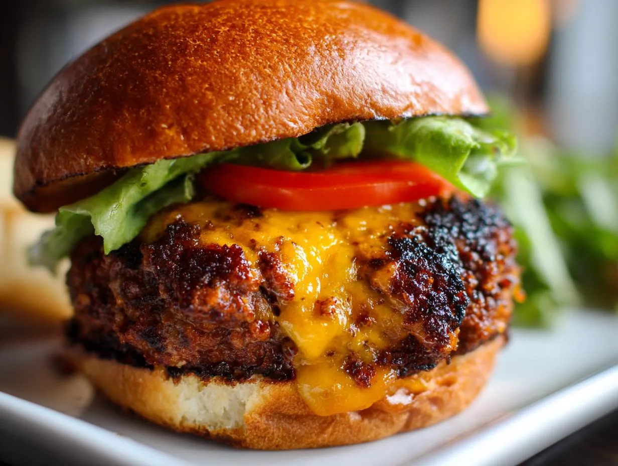 Juicy Lucy Cheddar Burgers: 3 Secrets to Perfect Cheesy Bliss