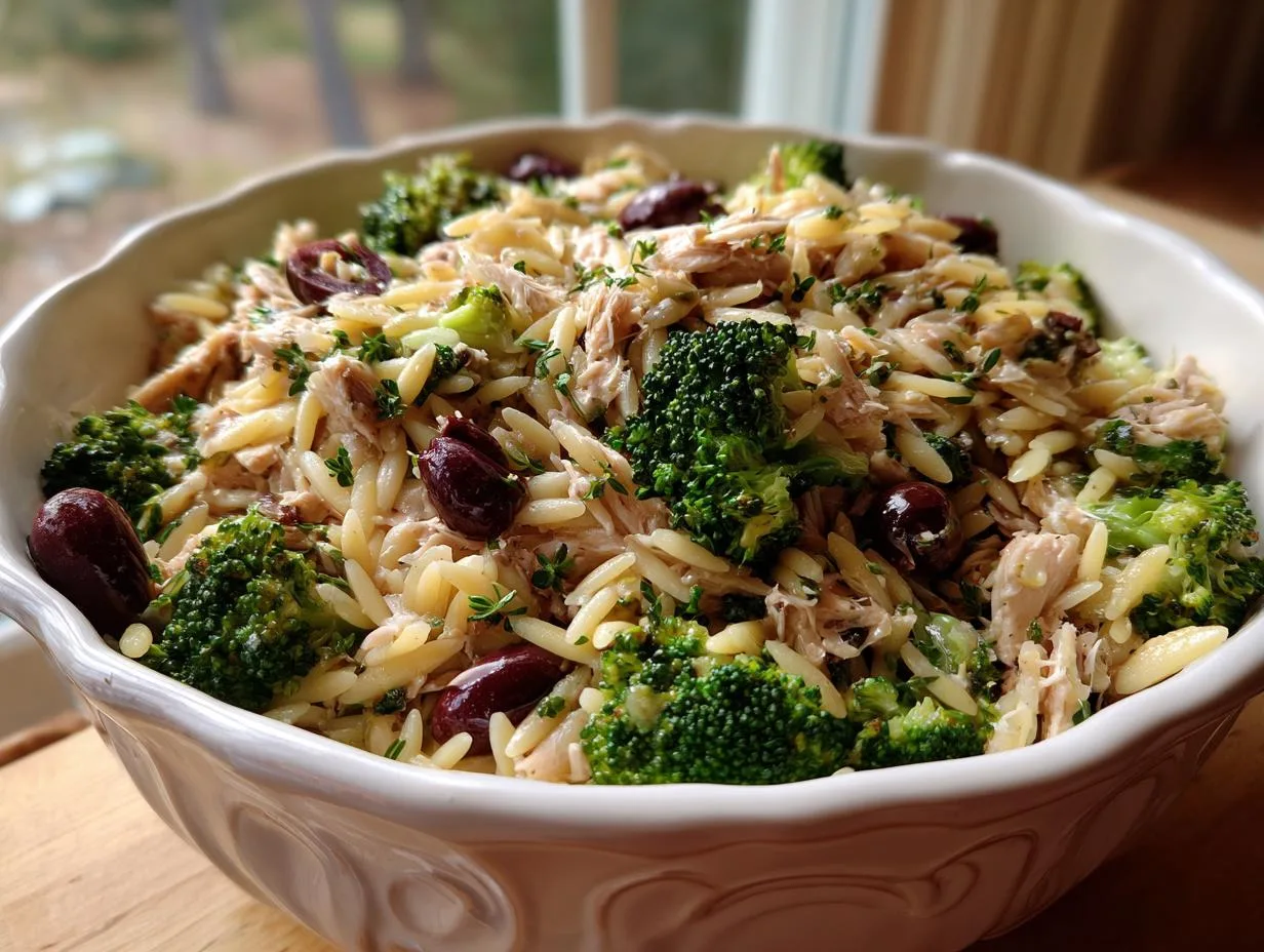 Lemon Tuna Orzo Pasta Salad: A 30-Minute Flavor Explosion