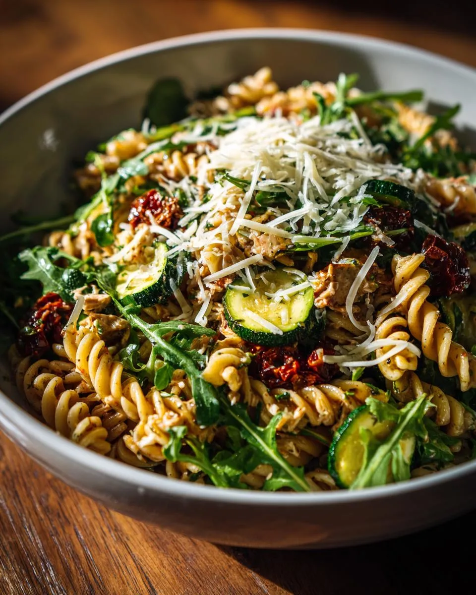 Mediterranean Tuna Pasta Salad Bowl - detail 2