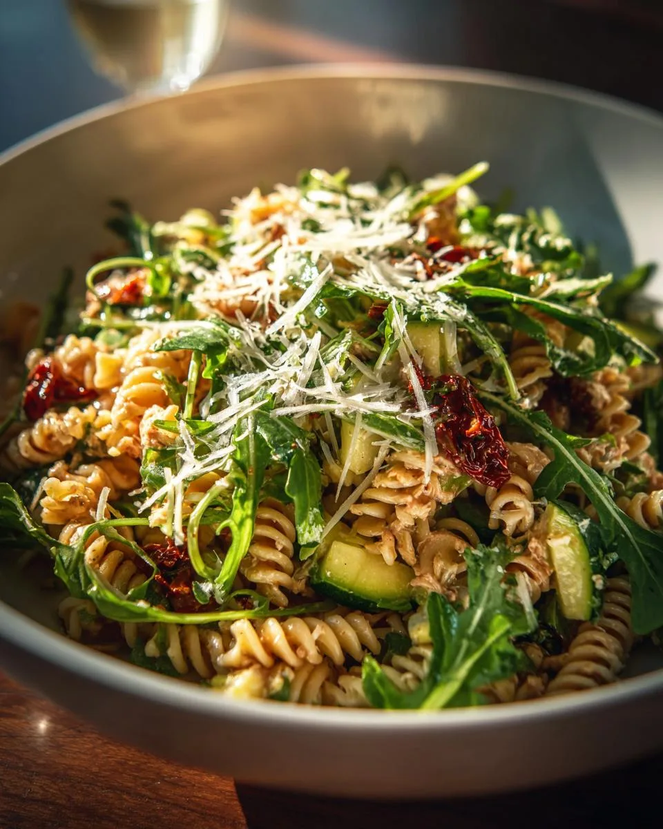 Mediterranean Tuna Pasta Salad Bowl - detail 3