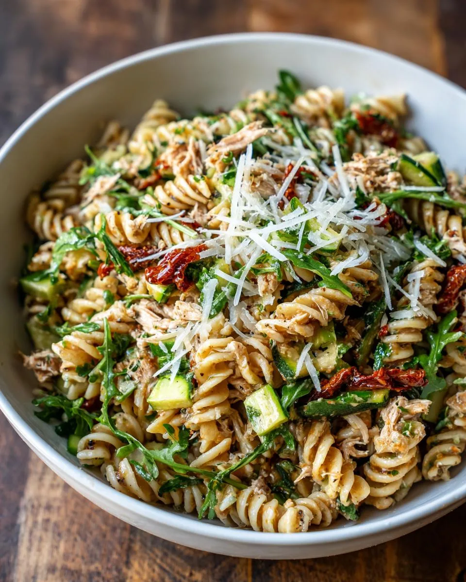 Mediterranean Tuna Pasta Salad Bowl - detail 4