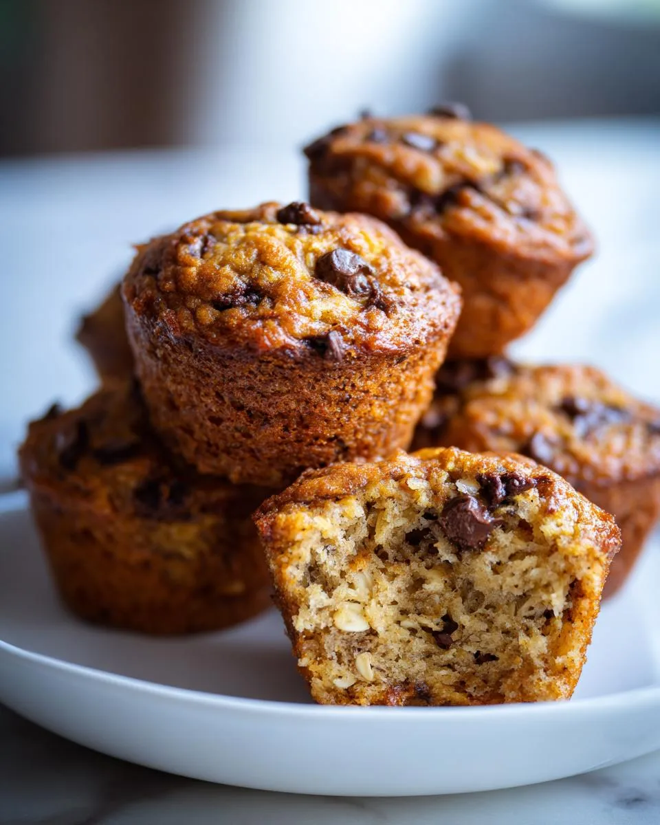 Mini Banana Oat Muffins - detail 1