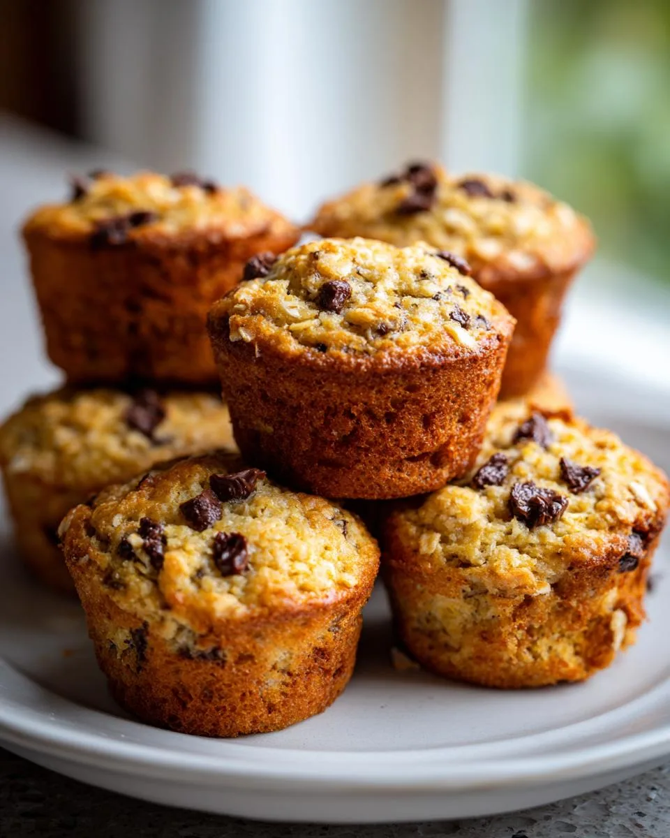 Mini Banana Oat Muffins - detail 2