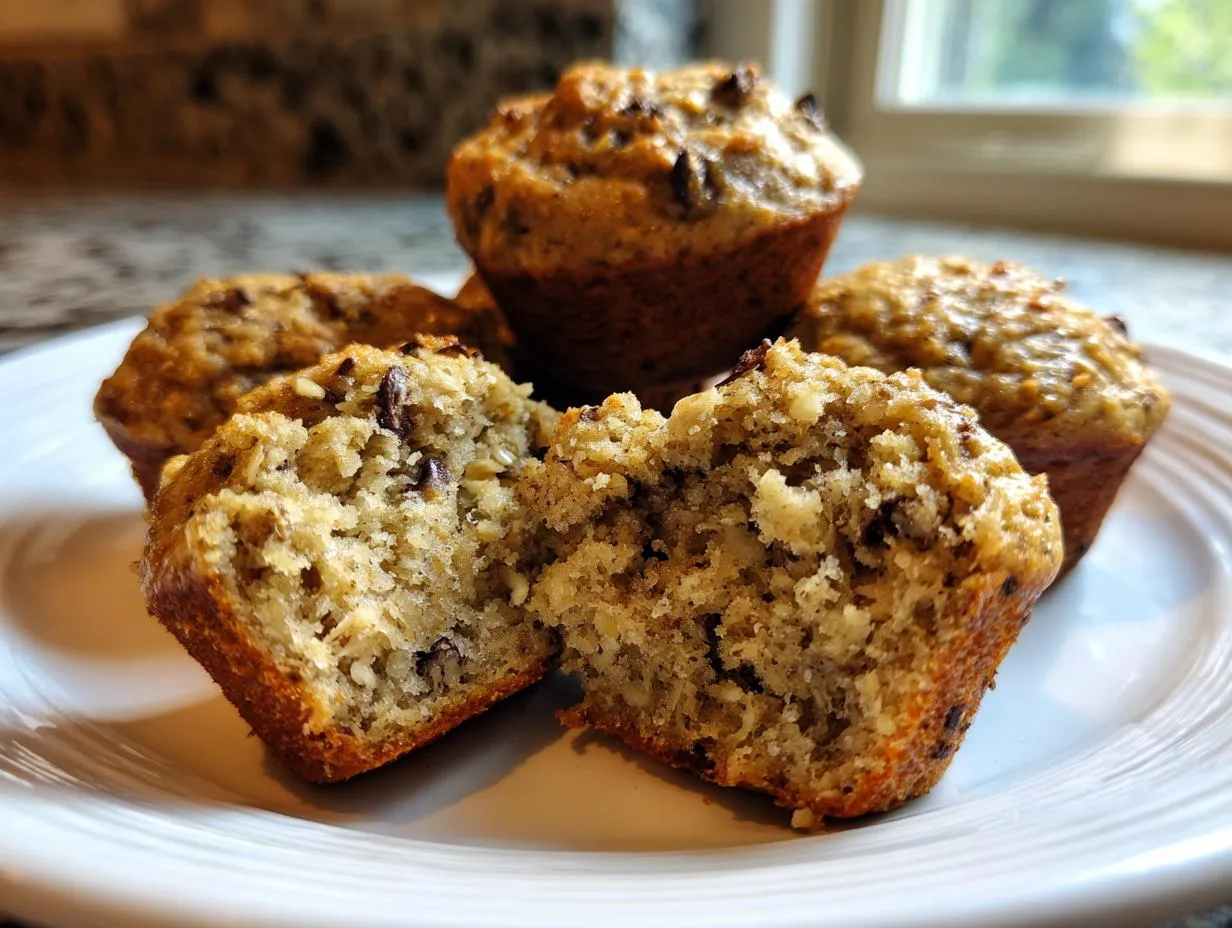 3-Ingredient Mini Banana Oat Muffins Your Kids Will Devour