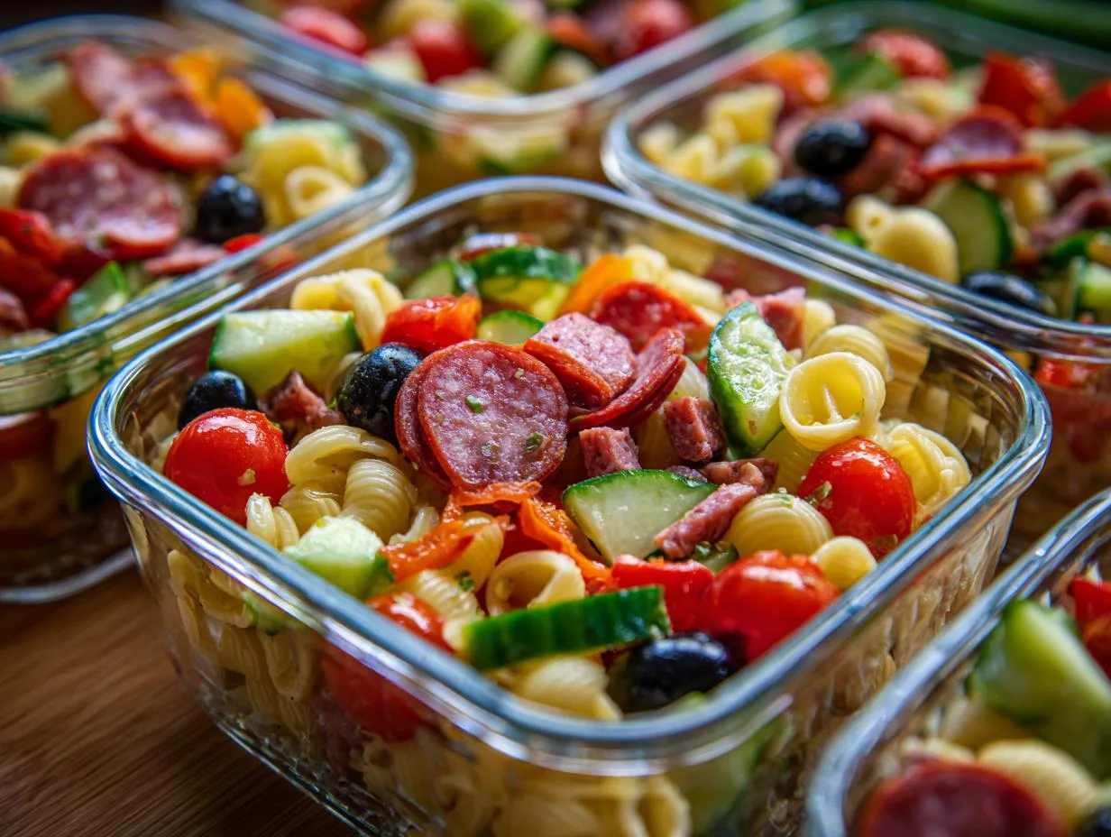 15-Minute Mini Pasta Salad Lunch Cups That Wow