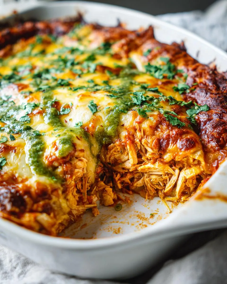 Pinto Bean Enchilada Casserole - detail 2