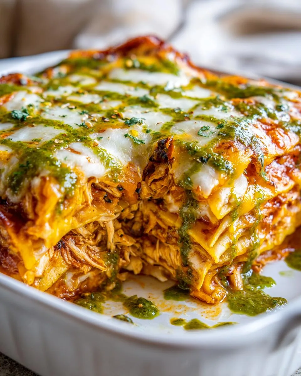 Pinto Bean Enchilada Casserole - detail 3
