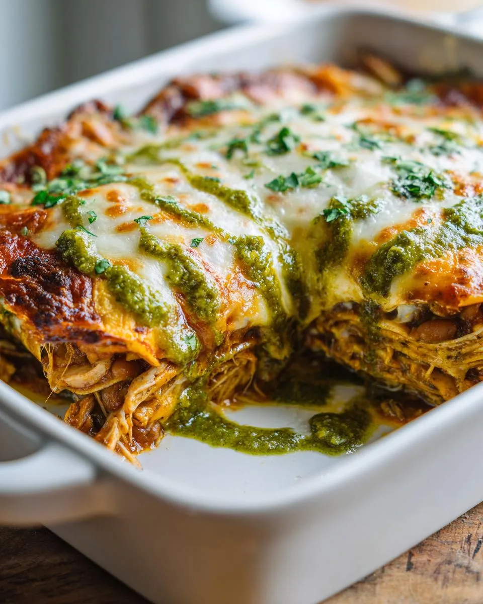 Pinto Bean Enchilada Casserole - detail 4