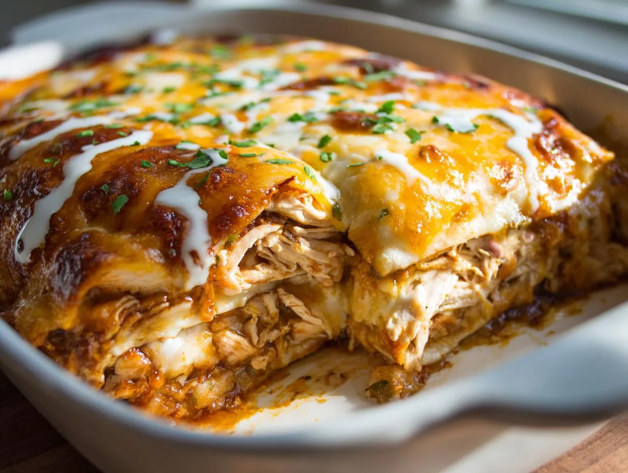 Creamy 6-Ingredient Pinto Bean Enchilada Casserole Secret