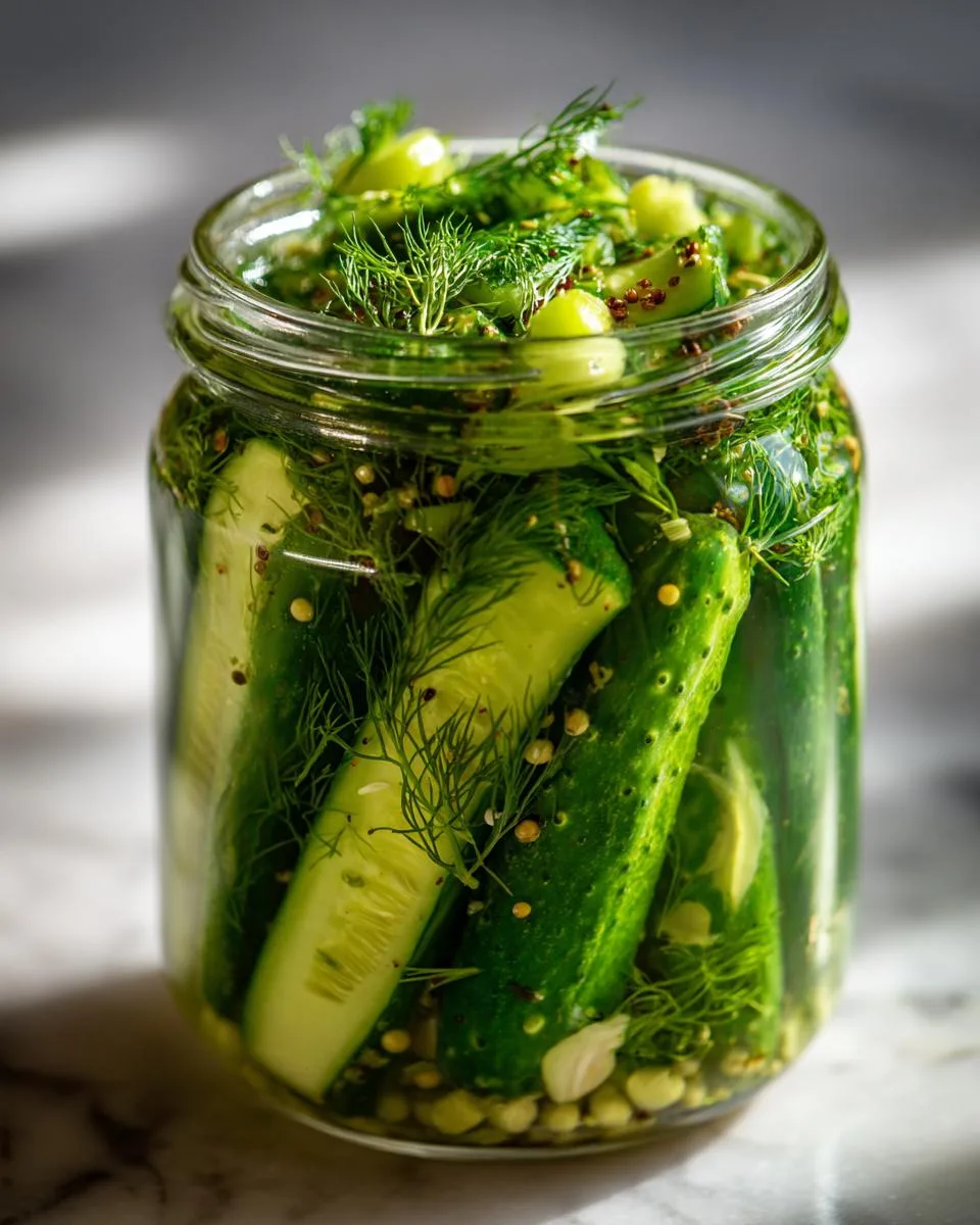 Quick Dill Pickles - detail 2