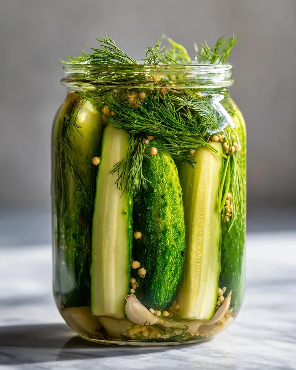 Quick Dill Pickles - detail 3
